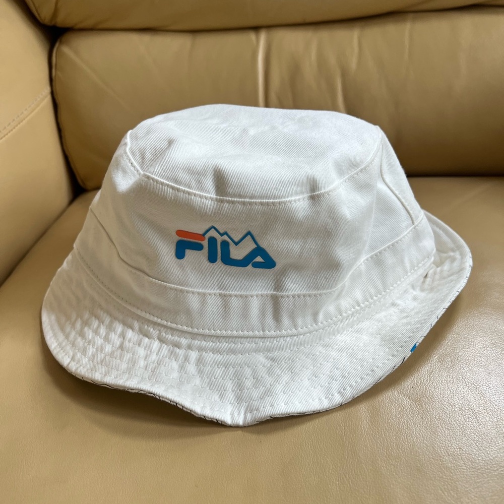 Fila White Bucket Hat